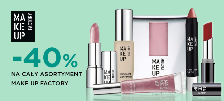 Promocja -40% Make up Factory®